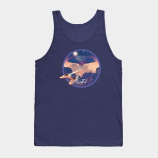 Bespin, Home of Cloud City, Worn Vintage Travel Art Tank Top